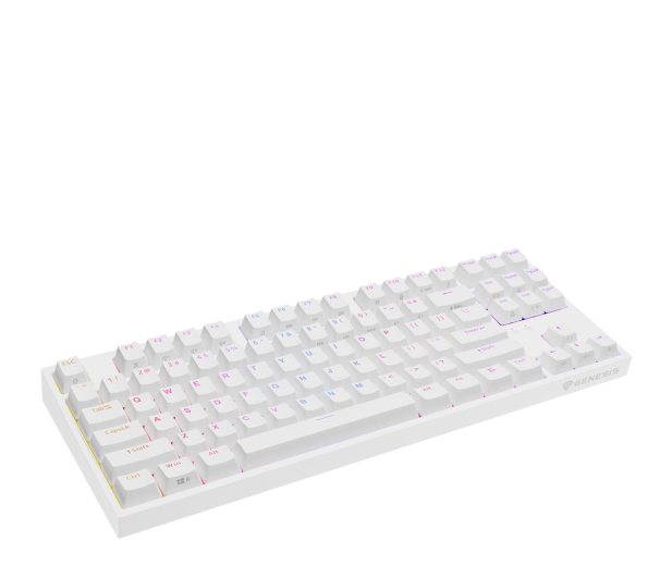 Genesis Thor 404 TKL Gateron Yellow PRO biała NKG-2070 - 1189678 - zdjęcie 2